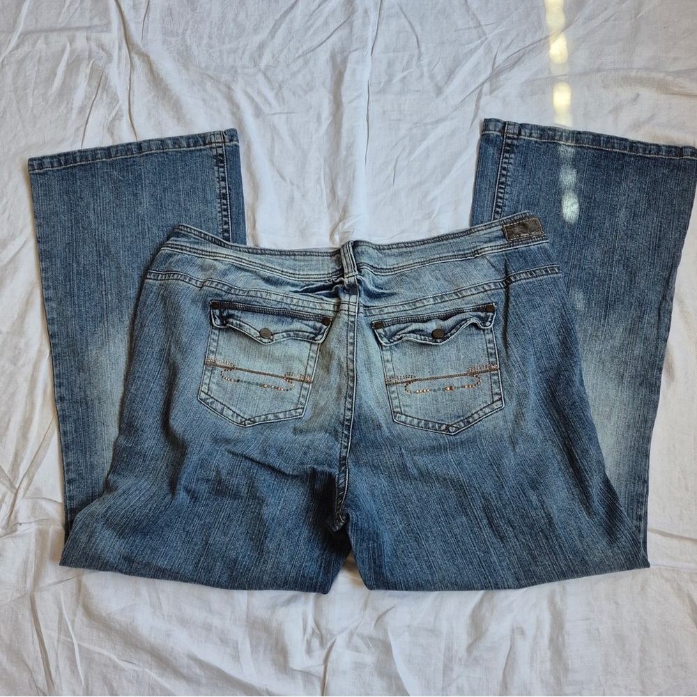 Industrial Cotton Bootcut Jeans Size 24 Women’s Good Used Condition